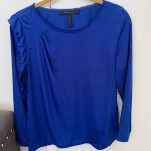 BCBG beautiful blue shirt